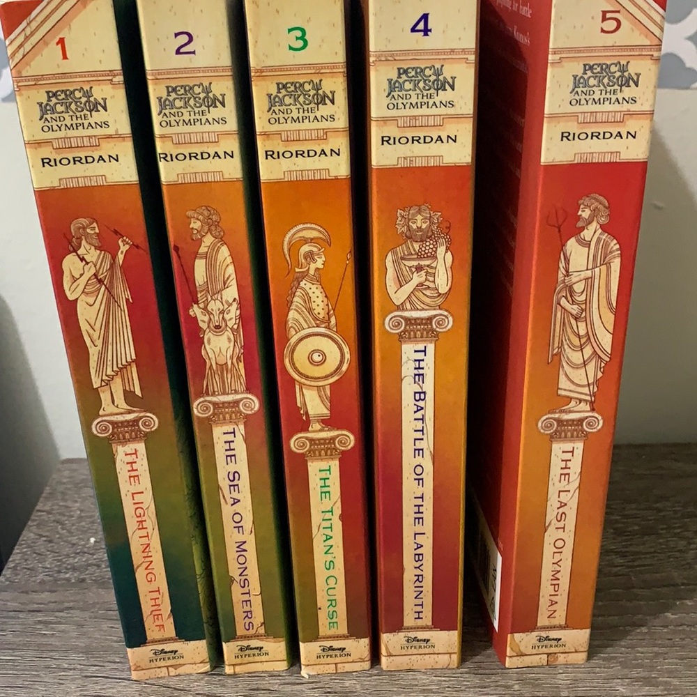 Percy Jackson book set